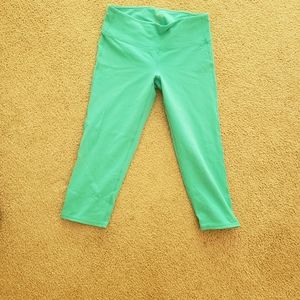 Athleta Turquoise Crop Leggings